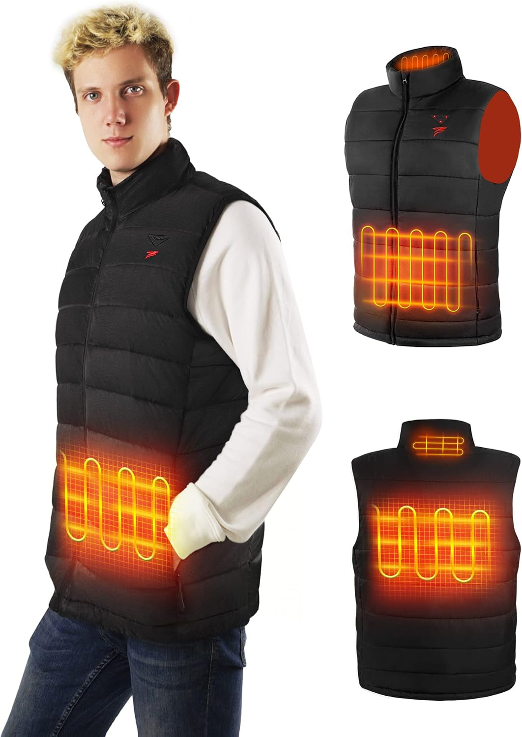 Heated Vest for Men with Battery Pack Included, Warming Men'S Heated Vest Electric, Lightweight Heated Jacket