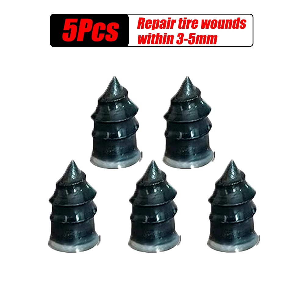 Vacuum Tyre Repair Set Nail Kit for Wheels Car Motorcycle Scooter Rubber Tubeless Tire Repair Tool A1 Glue Free Repair Tire Nail