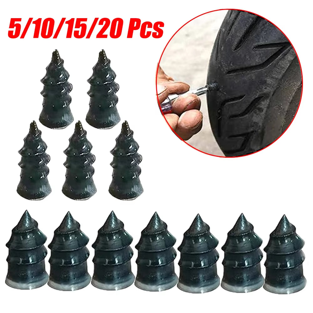 Vacuum Tyre Repair Set Nail Kit for Wheels Car Motorcycle Scooter Rubber Tubeless Tire Repair Tool A1 Glue Free Repair Tire Nail