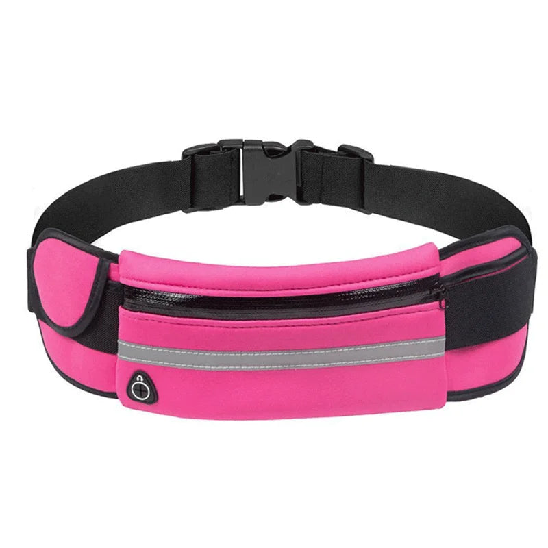 Waterproof Running Waist Bag Canvas Sports Jogging Portable Outdoor Phone Holder Belt Bag Women Men Fitness Sport Accessories