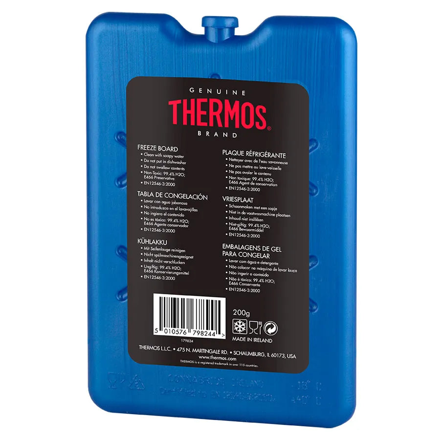 Thermos Freeze Board Ice Pack Block 200G for Cool Bag Chill Box Cooler Travel