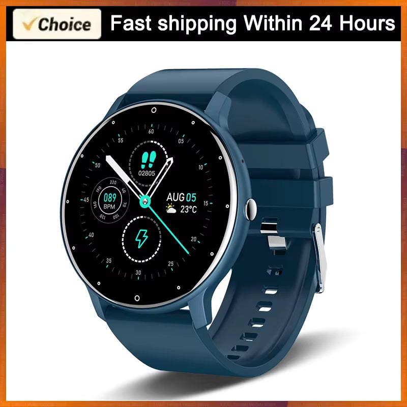 2025 Smart Watch Women Men Lady Gift Sport Fitness Watches Heart Rate Monitor Waterproof Smartwatch for Xiaomi Android IOS