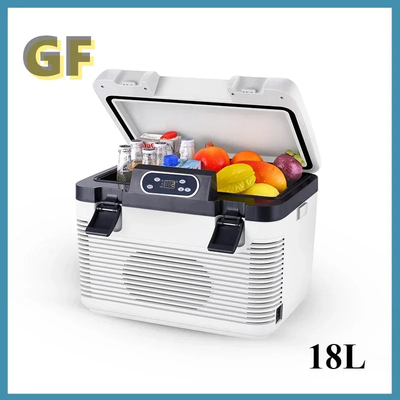 18L Portable Electric for Car Cooler Box 12V Car Fridge Portable Refrigerator