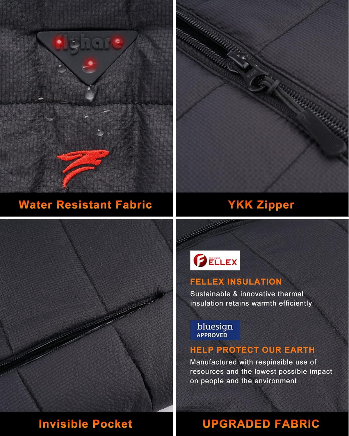 Heated Vest for Men with Battery Pack Included, Warming Men'S Heated Vest Electric, Lightweight Heated Jacket