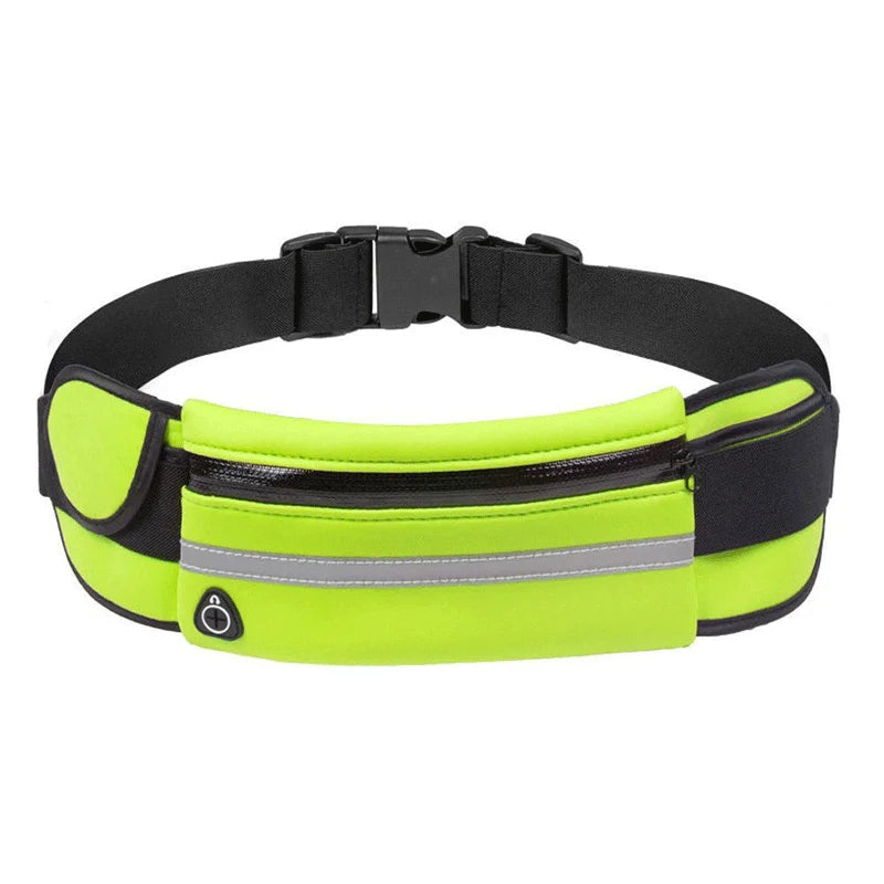 Waterproof Running Waist Bag Canvas Sports Jogging Portable Outdoor Phone Holder Belt Bag Women Men Fitness Sport Accessories