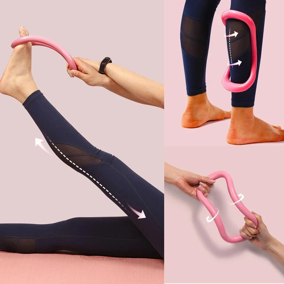 Yoga Ring Exercise Sport Accessories for Home Practice Fitness Magic Ring for Bodybuilding Yoga Circle Pilates Sport Magic Ring
