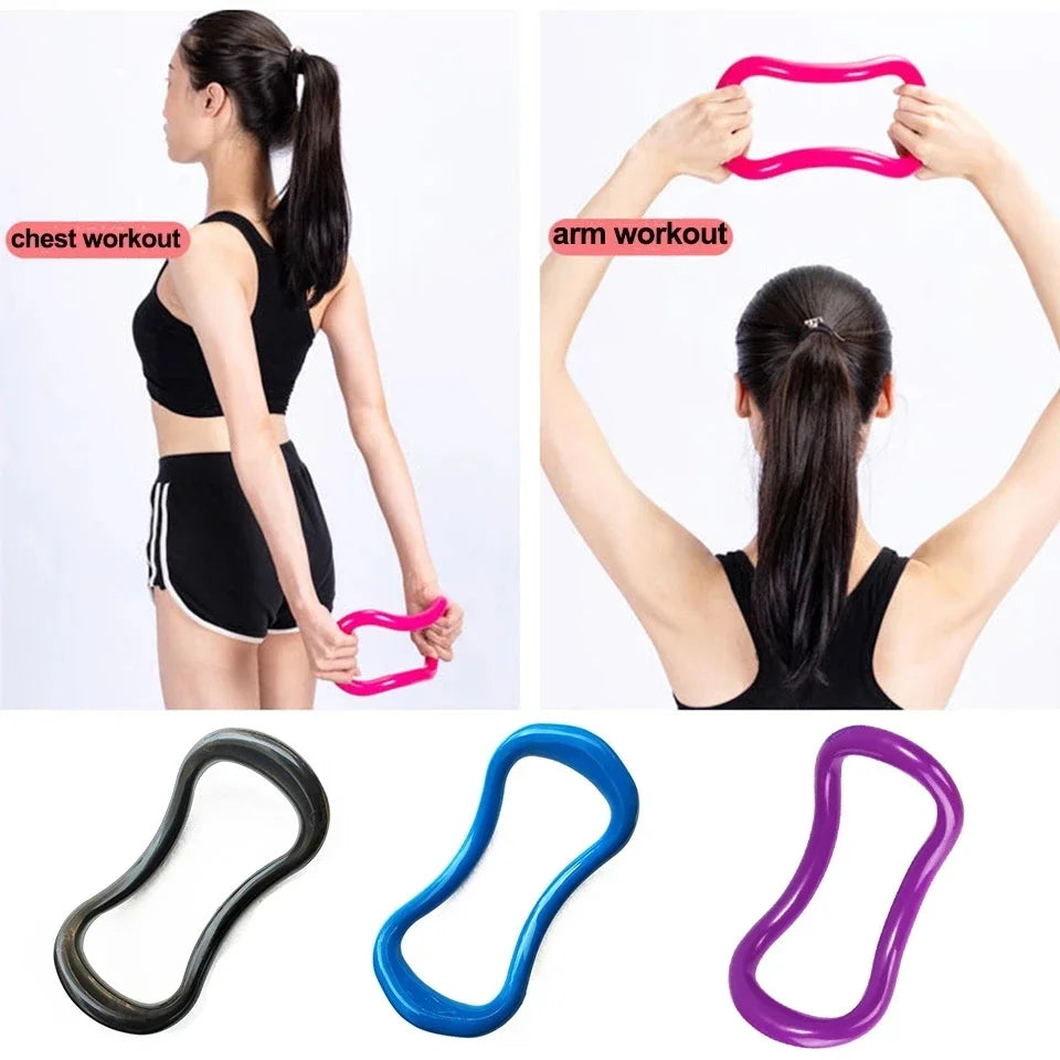 Yoga Ring Exercise Sport Accessories for Home Practice Fitness Magic Ring for Bodybuilding Yoga Circle Pilates Sport Magic Ring