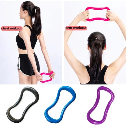 Yoga Ring Exercise Sport Accessories for Home Practice Fitness Magic Ring for Bodybuilding Yoga Circle Pilates Sport Magic Ring