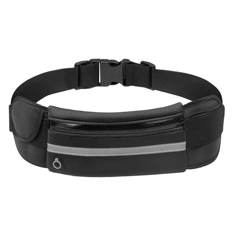 Waterproof Running Waist Bag Canvas Sports Jogging Portable Outdoor Phone Holder Belt Bag Women Men Fitness Sport Accessories