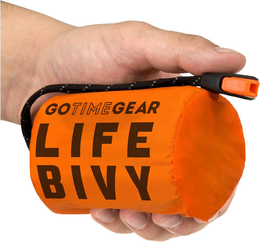 Life Bivy Emergency Survival Sleeping Bag Thermal Bivy - Use as Emergency Bivy Sack, Survival Sleeping Bag, Mylar Emergency Blanket